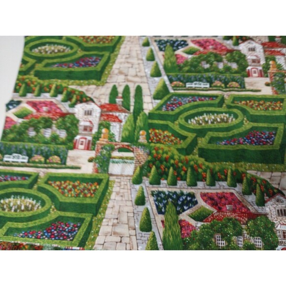 Michael Miller Fabrics Other - 1 Yard Cotton Fabric C159 Garden Flowers Michael Miller Fabrics